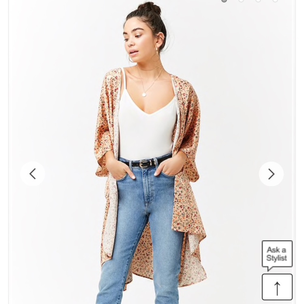 Silk Floral kimono